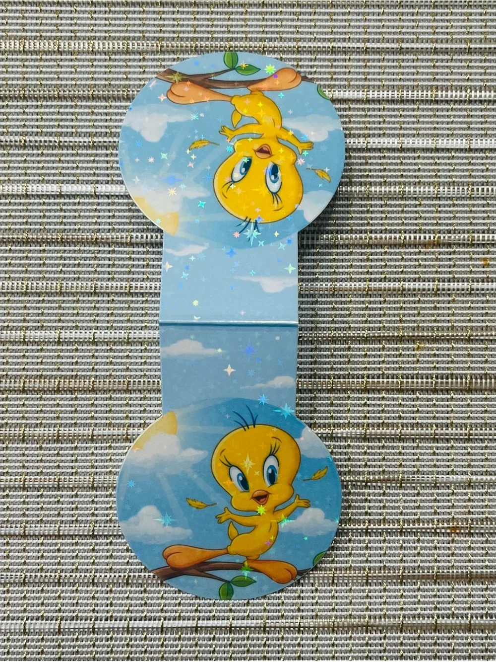 Tweety Bird Yellow 3D printed Keychain and magnetic bookmark set